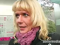 Ass Fuck Casting for Blonde Amateur MILF